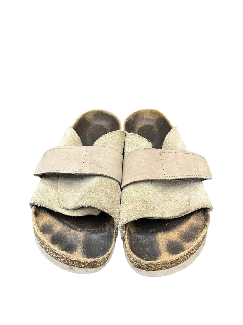 Birkenstock | Kyoto Taupe Suede Sandals 36EU / 37EU - Picture 2 of 12